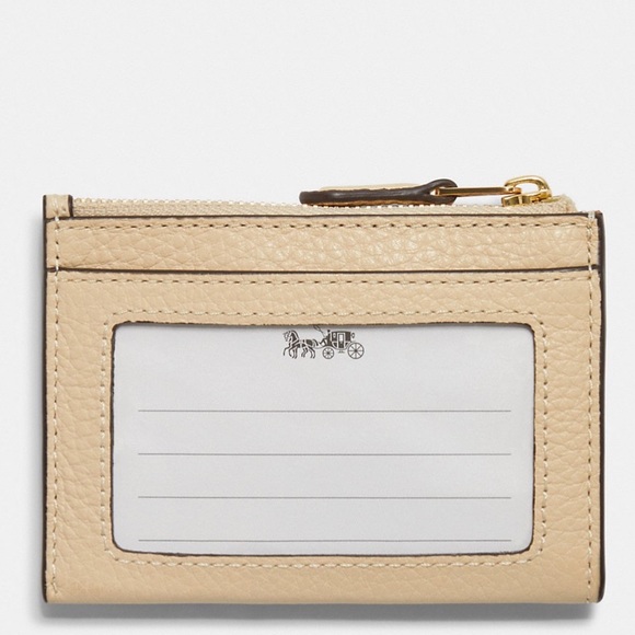 NWT COACH X Jean Michel Basquiat Mini Skinny ID Case Bag Keychain - Picture 4 of 16